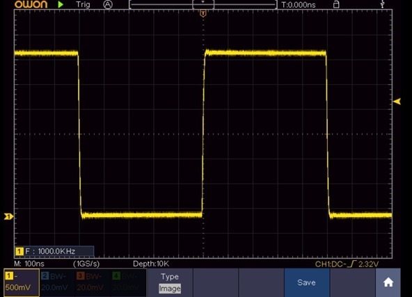 1Mhz signal from clock generator