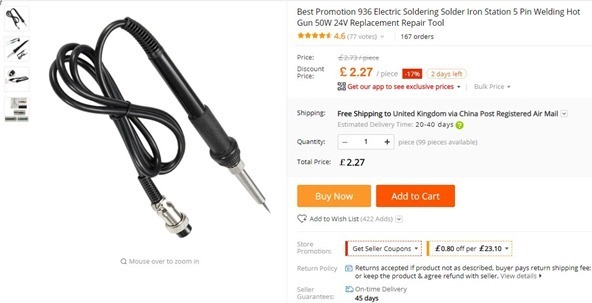 Soldering iron