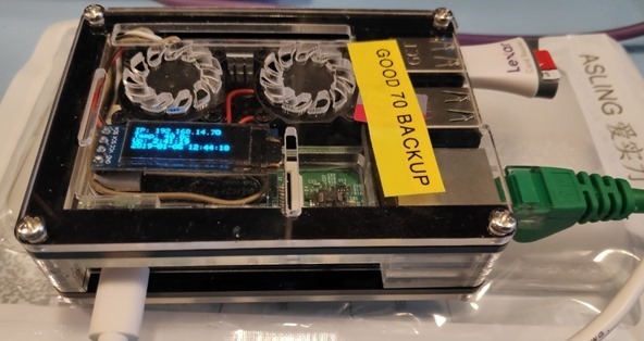 Raspberry Pi 3 with OLED display