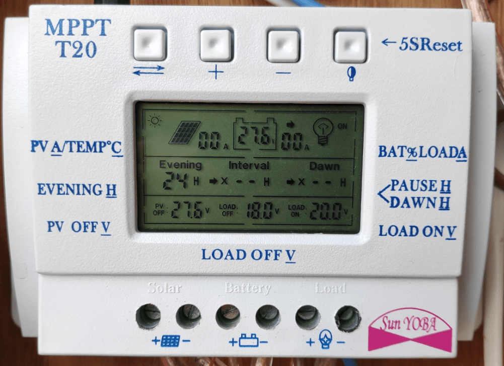 MPPT T20 Solar controller