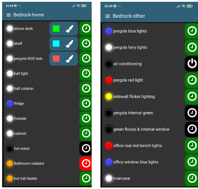 Node Red Dashboard Icons