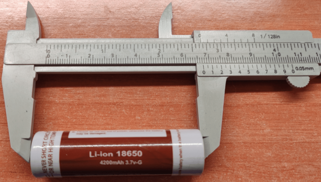 Lithium battery size