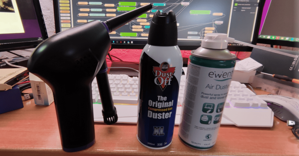 201 Air Blower versus Dust-off and Ewent