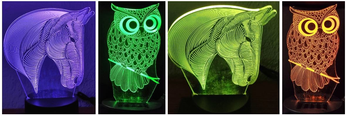 Solar Owl and Horse from Banggood