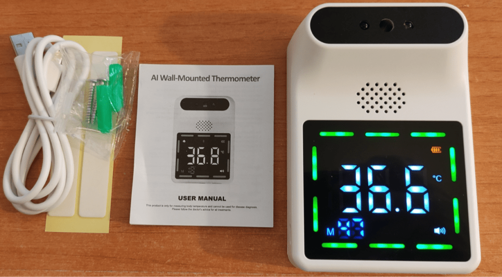 AI Wall-mounted thermometer