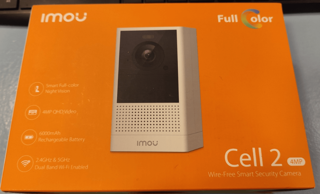 Imou Cell 2 4Mp WiFi rechargeable security camera