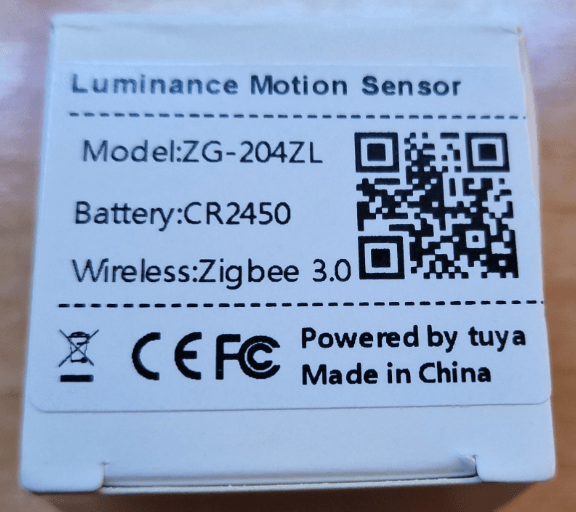 Luminance Motion Sensor ZG-204ZL