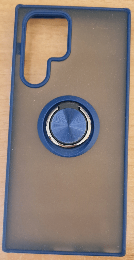 Cheap phone back with "magnetic" back.