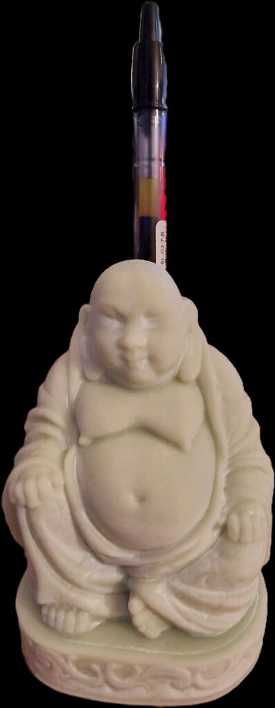 Buddha pen holder