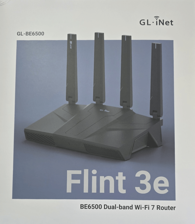 Flink 3 Router Flint 3e (GL-BE6500) Router from GL-iNet - Scargill's Tech Blog