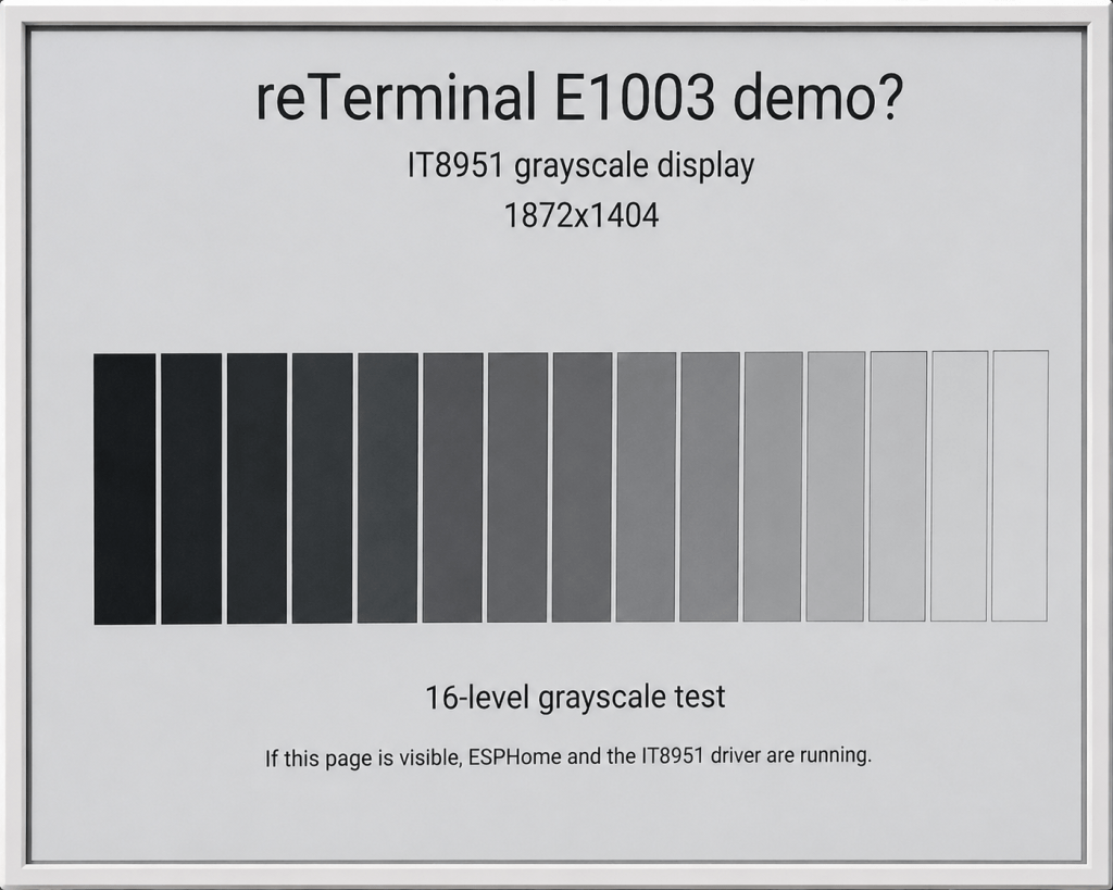 E1003 display