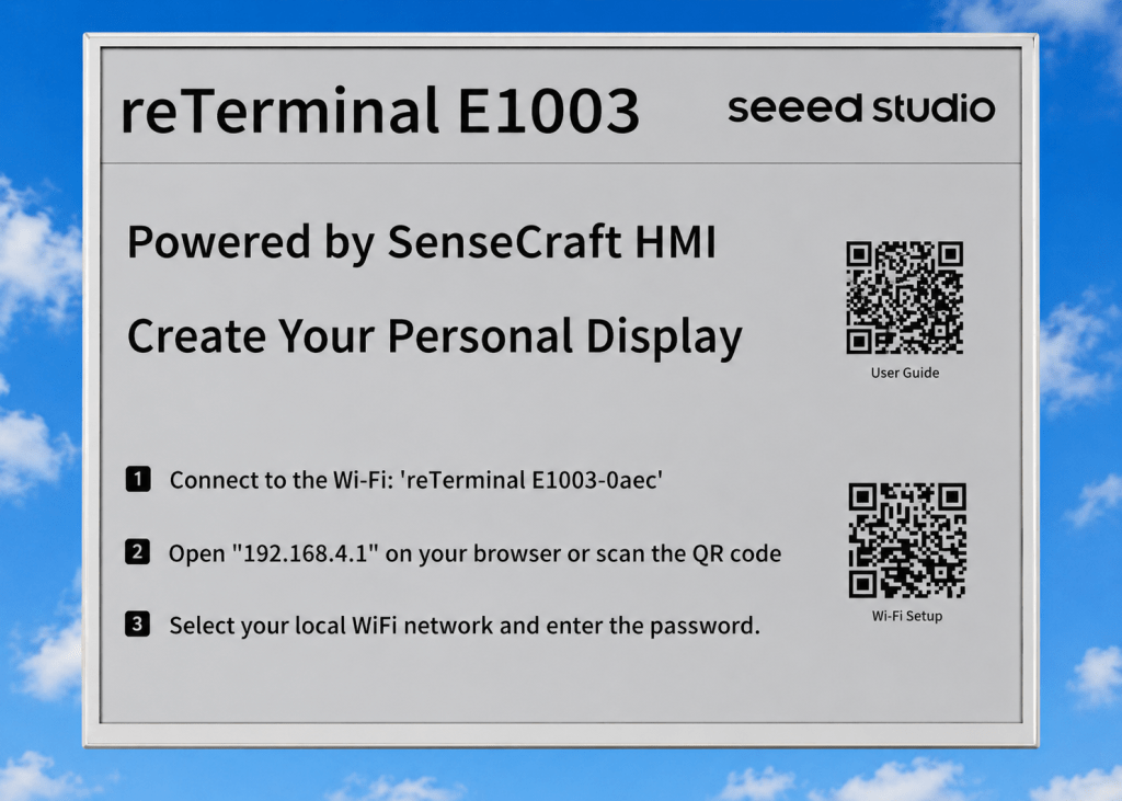 E1003 display from Seeed