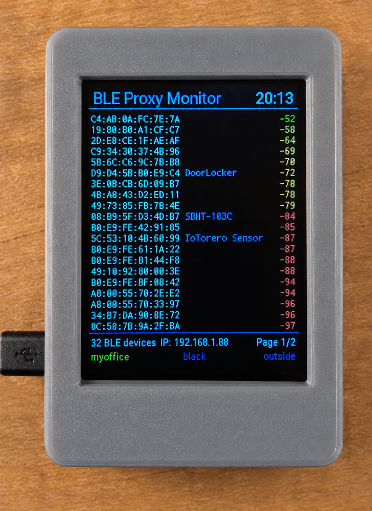 BLE Proxy Monitor and more - Peter Scargill