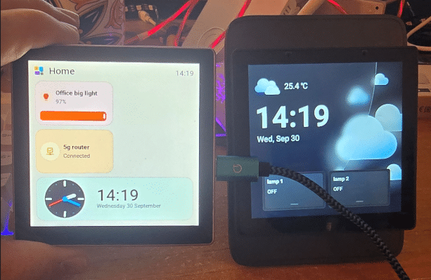 Custom NSPanel Versus Tessera/Guition first experiment